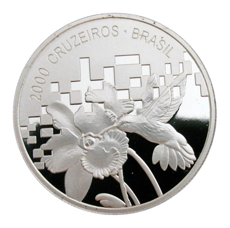 Brazil Hummingbird Silver Commemorative Coin