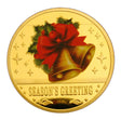 Merry Christmas Golden Bells Xmas New Year Gift Commemorative Coins