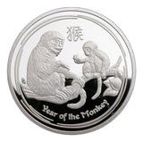 2016 Australia Lunar Zodiac Year Of the Monkey Silver Coin