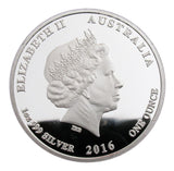 A Pair of 2016 Australia Lunar Zodiac Year of the Monkey Commemorative Coins