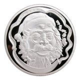 Merry Christmas Santa Claus Missing Reindeer Silver Coin Xmas New Year Gift