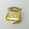 US Police Badge Cop Brooch Pin Mini Version