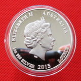 2015 Australia Lunar Zodiac Year of the Goat Silver Coin