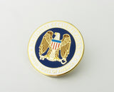 US Federal Police Badge Brooch Pin Mini Version