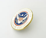 US Federal Police Badge Brooch Pin Mini Version