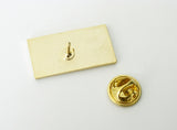 US American Flag Police Badge Brooch Pin