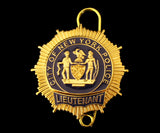 NY New York Police LIEUTENANT Badge Replica Cosplay Movie Props