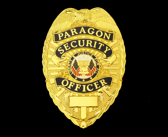US White House Paragon Security Officer Badge Solid Copper Replica Movie Props