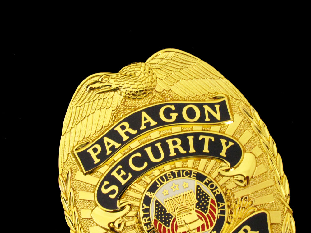 US White House Paragon Security Officer Badge Solid Copper Replica Movie Props