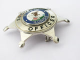 US Illinois Security and Secret Service Officer Badge Solid Copper Replica Movie Props