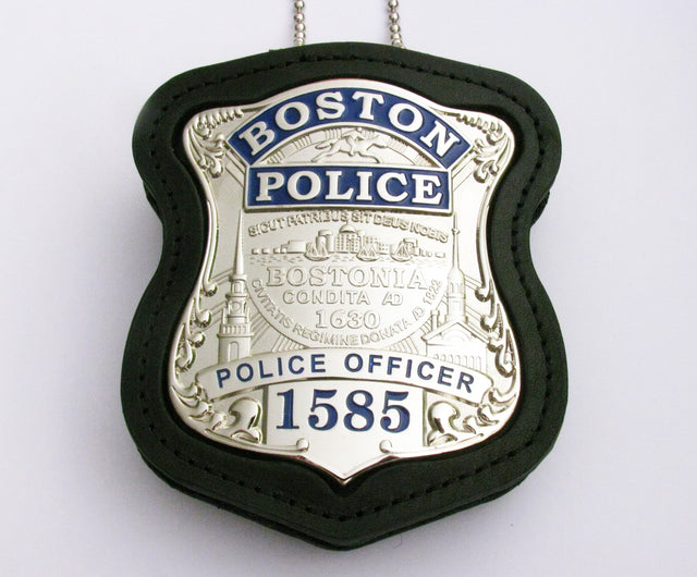 Holder/ Holster/ Wallet For Boston/ FBI Police Badges First-layer Genu ...