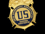 US DEA Diversion Investigator Badge Solid Copper Replica Movie Props