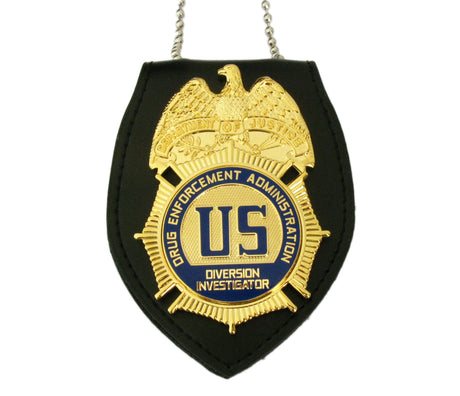 US DEA Diversion Investigator Badge Solid Copper Replica Movie Props
