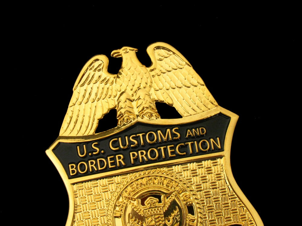 US CBP Director Field Operations Badge Solid Copper Replica Movie Props