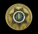 Pièce de défi de l'insigne de la police métropolitaine de Las Vegas