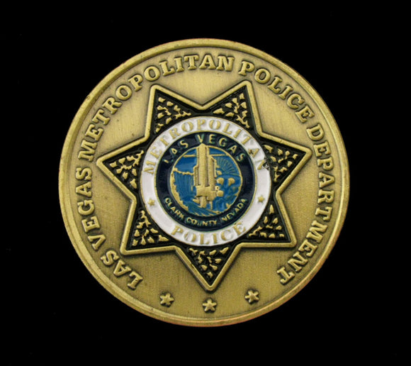 Las Vegas Metropolitan Police Badge Challenge Coin