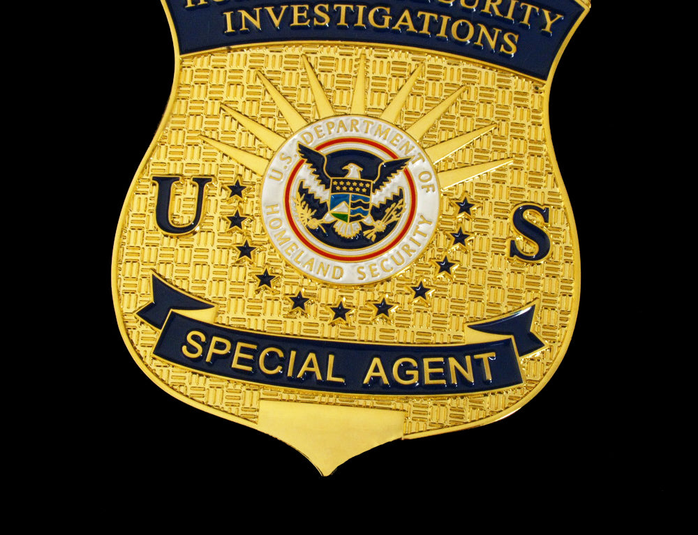 US HSI Homeland Security Investigations Special Agent Badge Solid Copp –  Coin Souvenir