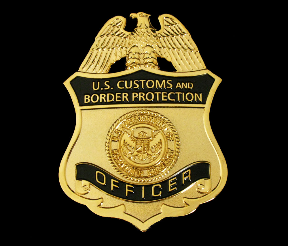 US CBP Officer Customs and Border Protection Badge Solid Copper Replic –  Coin Souvenir