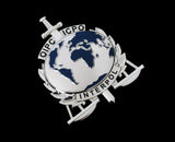 Badge d'expert en lutte contre le terrorisme ICPO INTERPOL, réplique en cuivre massif, accessoires de film