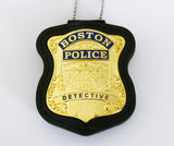 Boston Detective Police Badge Solid Copper Replica Movie Props