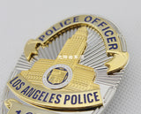 LAPD Los Angeles Police Officer Badge Solid Copper Replica Movie Props With Number 13520