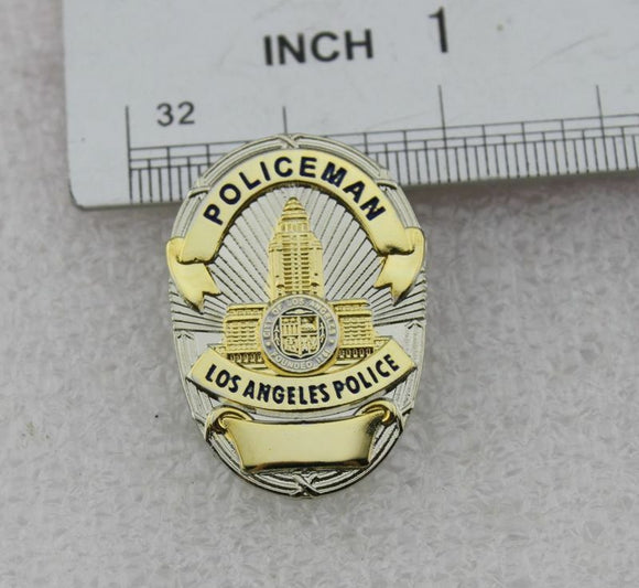 LAPD Mini Police Badge Lapel Pin