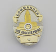 LAPD Los Angeles Police Commander Badge Solid Copper Replica Movie Props With One Star