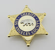 LASD Los Angeles County Sheriff/Deputy Sheriff Bear Badge Brooch Pin Replica Cosplay Movie Props