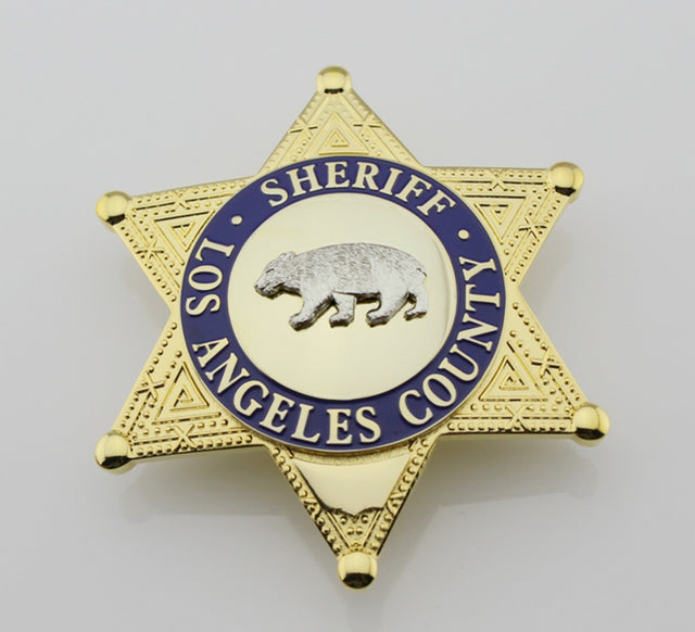 LASD Los Angeles County Sheriff/Deputy Sheriff Bear Badge Replica Cosp ...