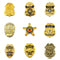 US Police Badge Lapel Pin Cop Brooch 9 Styles
