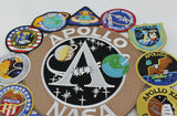 US NASA Apollo Mission Patch Collage 1,7,8,9,10,11,12,13,14,15,16,17 Set