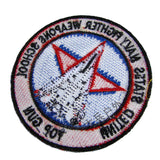 US Navy Fighter Weapons School Top Gun Embroidery Armband Iron On Patch