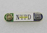 NYPD 150th Anniversary (1845-1995) Uniform Citation Bar Badge Replica Movie Props