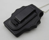Genuine Leather Inset Type Holder/ Holster/ Wallet For NYPD Detective Police Badge