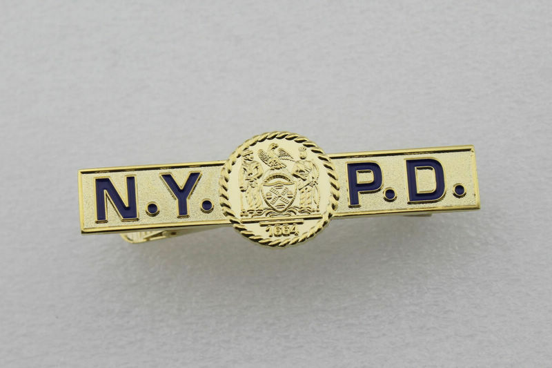 NYPD Tie Clip Tie Clasp Bar Replica Movie Props – Coin Souvenir
