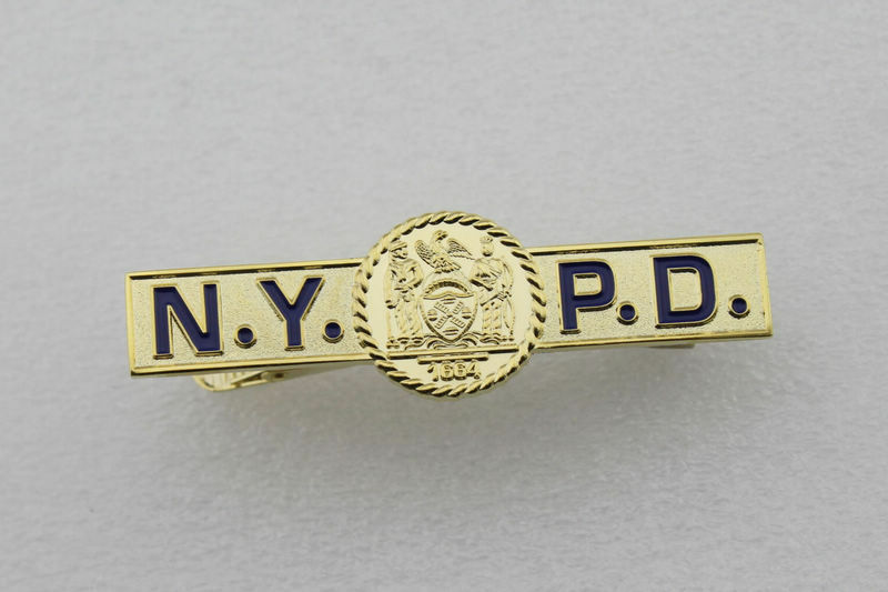 NYPD Tie Clip Tie Clasp Bar Replica Movie Props
