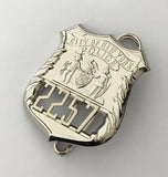 NYPD New York Police Officer Badge Solid Copper Replica Movie Props With No.2257