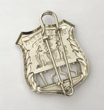 NYPD New York Police Officer Badge Solid Copper Replica Movie Props With No.2257