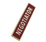 Negotiator Citation Bar Merit Service Award Commendation Uniform Lapel Pin