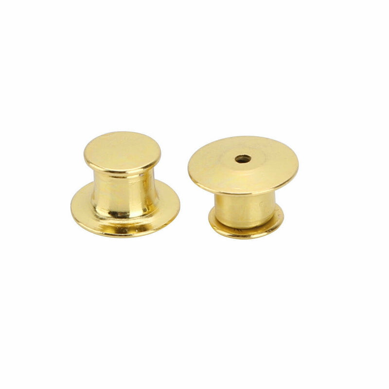 Flathead Lapel Pin Backs Holder Clutch Clasp Solid Brass Locking Faste –  Coin Souvenir