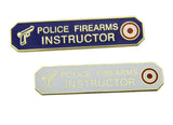 Police Firearms Instructor Citation Bar Uniform Honor Lapel Pin