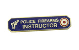 Épinglette d'honneur pour uniforme de barre de citation d'instructeur d'armes à feu de police
