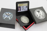 A Set of Marvel Agents of Shield S.H.I.E.L.D. Agent Badge Simmons Cosplay Movie Props 