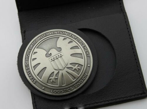 A Set of Marvel Agents of Shield S.H.I.E.L.D. Agent Badge Simmons Cosplay Movie Props 