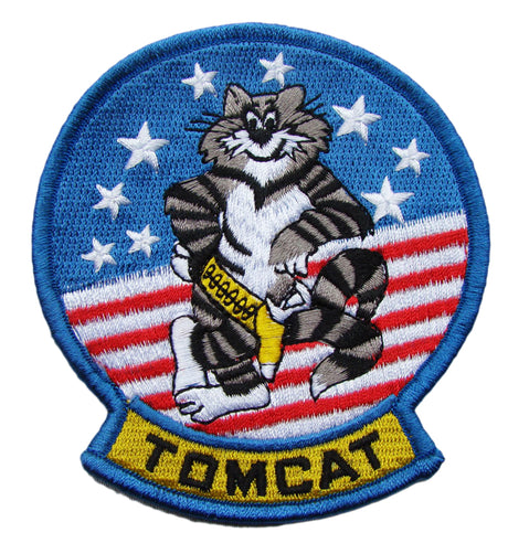 USAF US Air Force F-14 Tomcat Fighter Aircraft Embroidery Armband Patch