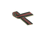 Thin Blue / Red Line Ribbon Metal Lapel Pin