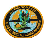 U-2 Dragon Lady USAF DOD NRO Embroidered Patch