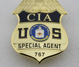 US CIA Special Agent Badge Solid Copper Replica Movie Props #767