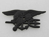 US Navy Seals Special Warfare Eagle Anchor Trident Insignia Badge Pin Black