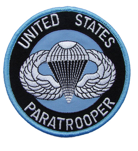 US Paratrooper Military Embroidery Armband Iron On Patch